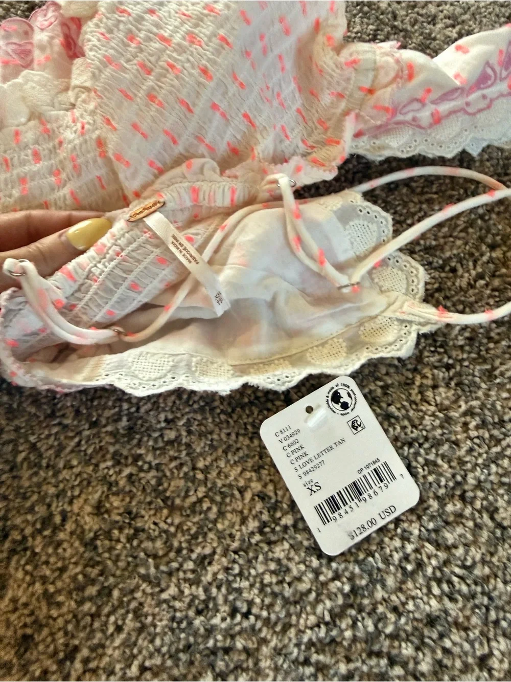 New Free People Love Letter Tank - Picture 7 of 8